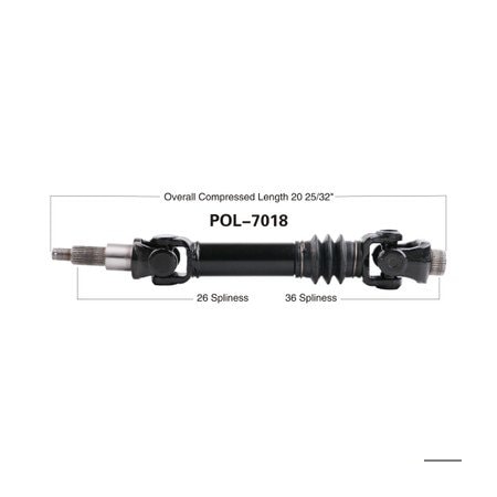 Wide Open OE Replacement CV Axle for POL FRONT/REAR 335/500SPMAM/335WORK/455D POL-7018